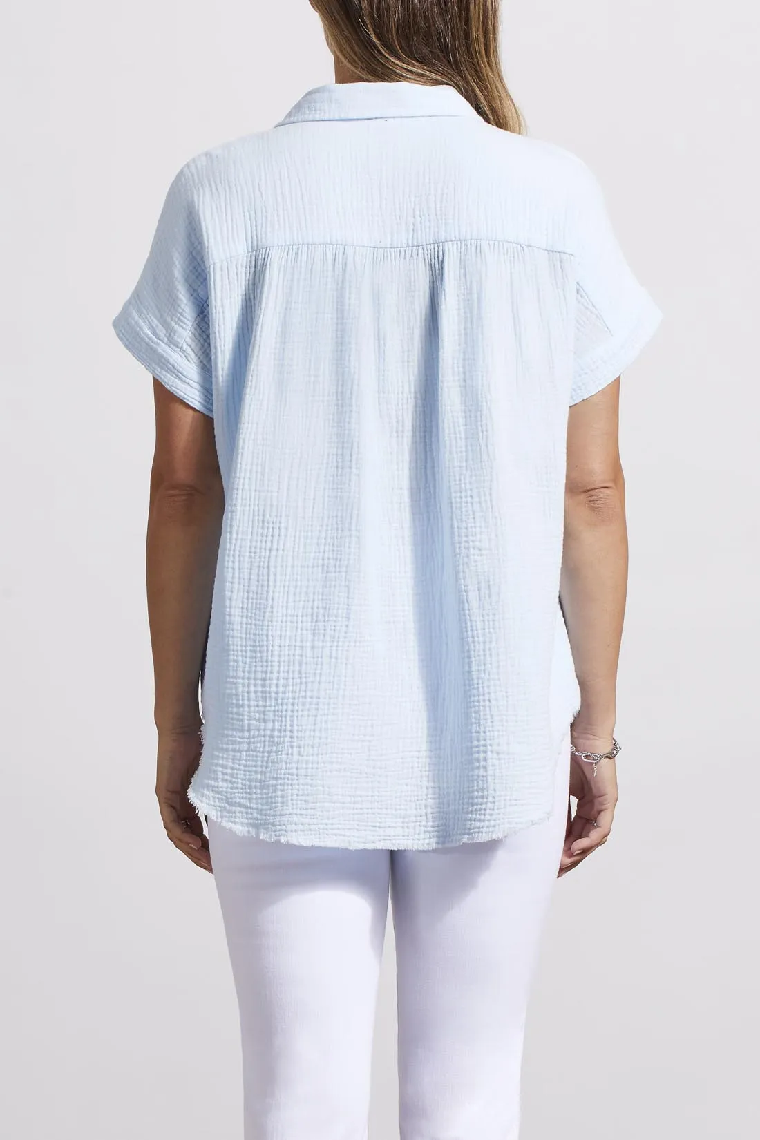 Tribal Kay Top - Blue Cloud sold by Boutique with Grace product image thumbnail 4