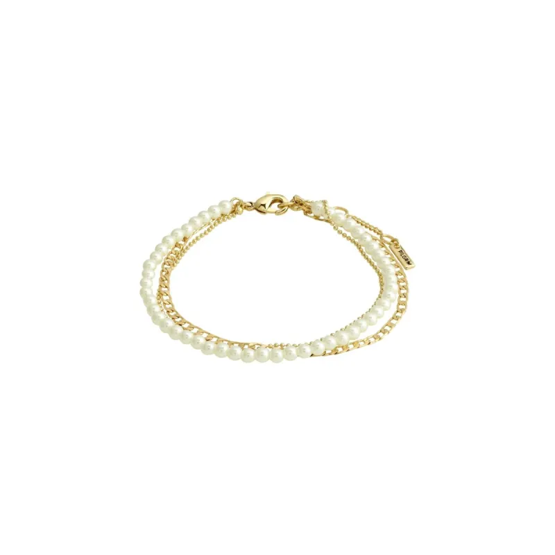 Pilgrim Baker 3 in 1 Bracelet - Gold sold by Boutique with Grace