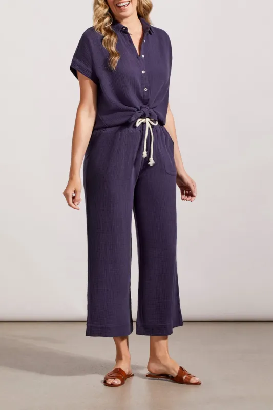 Tribal Holly Wide Leg Pant - Nautical sold by Boutique with Grace