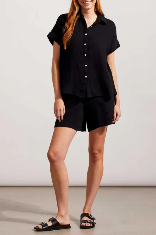 Tribal Holly Shirt - Black sold by Boutique with Grace