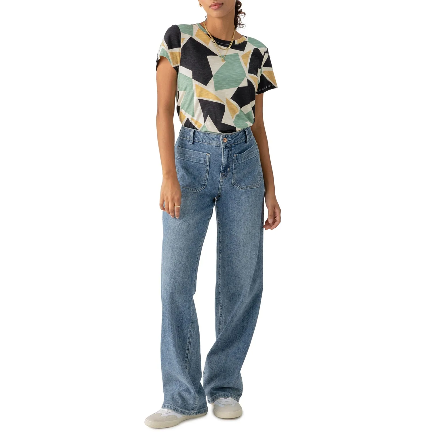 Sanctuary Perfect Tee - Kaleidoscope sold by Boutique with Grace product image thumbnail 2