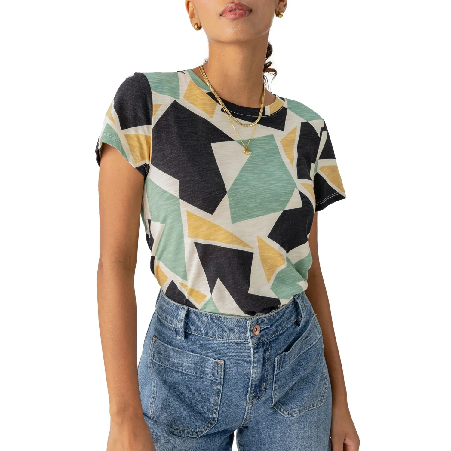 Sanctuary Perfect Tee - Kaleidoscope sold by Boutique with Grace