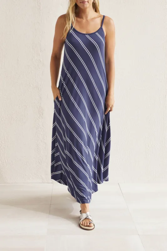 Tribal Jenna Dress - Jet Blue sold by Boutique with Grace