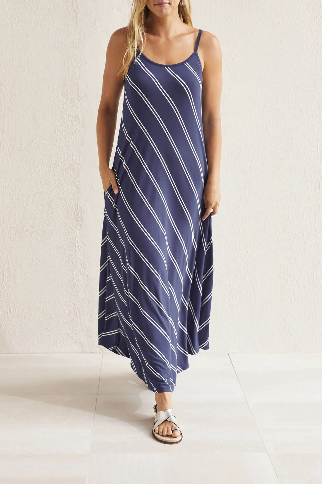 Tribal Jenna Dress - Jet Blue sold by Boutique with Grace
