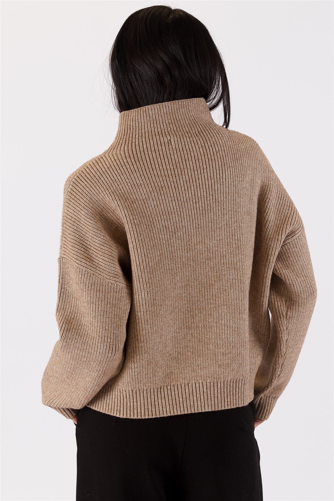 Lyla & Luxe Evolet Mockneck - Camel sold by Boutique with Grace product image thumbnail 4