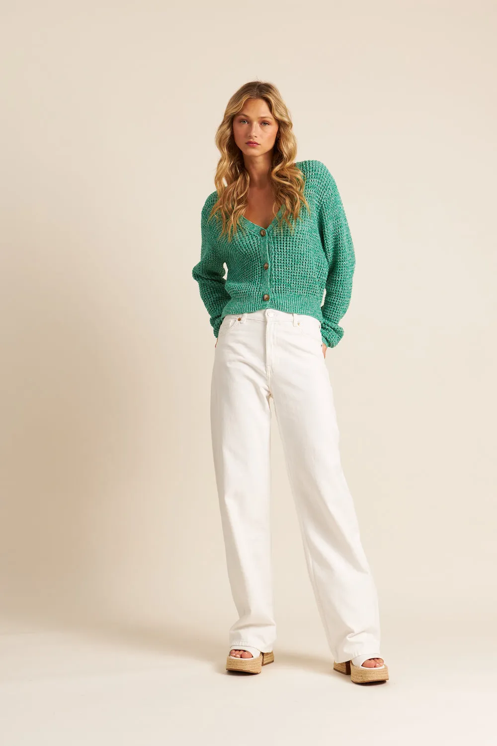 John & Jenn Ollie Cardi - Lucky Charm sold by Boutique with Grace