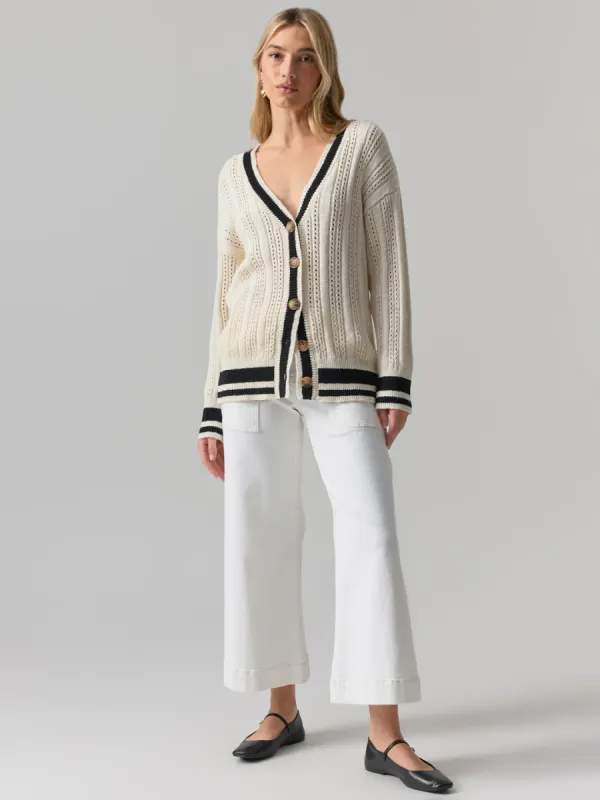 Sanctuary Sport Stripe Cardi - Natural sold by Boutique with Grace