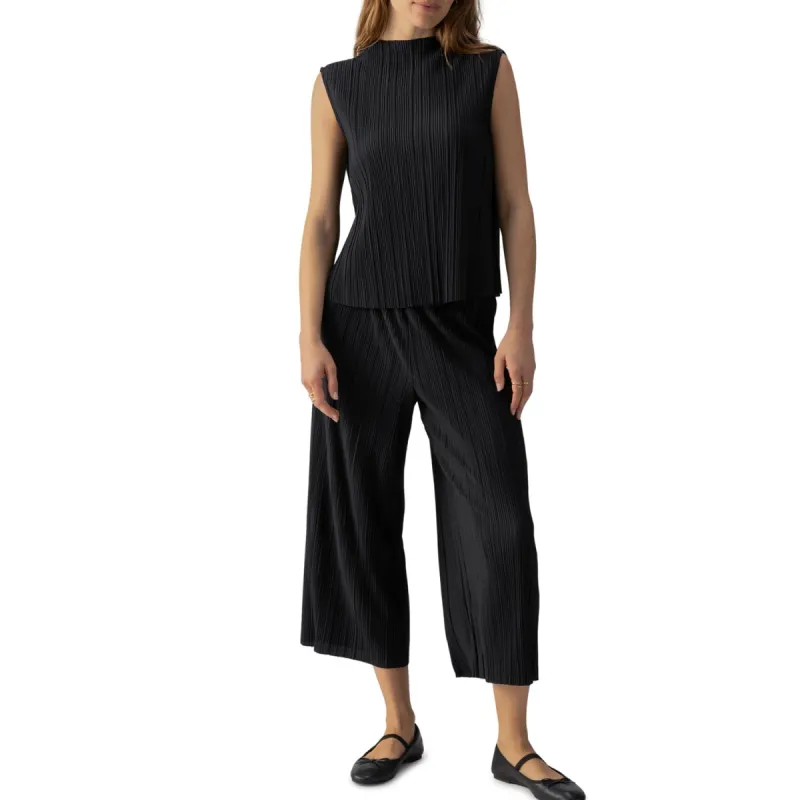 Sanctuary Pulse Mock Neck Top - Black made by Sanctuary