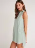 Bella Dahl Sleeveless A-Line Dress - Oasis Green sold by Boutique with Grace