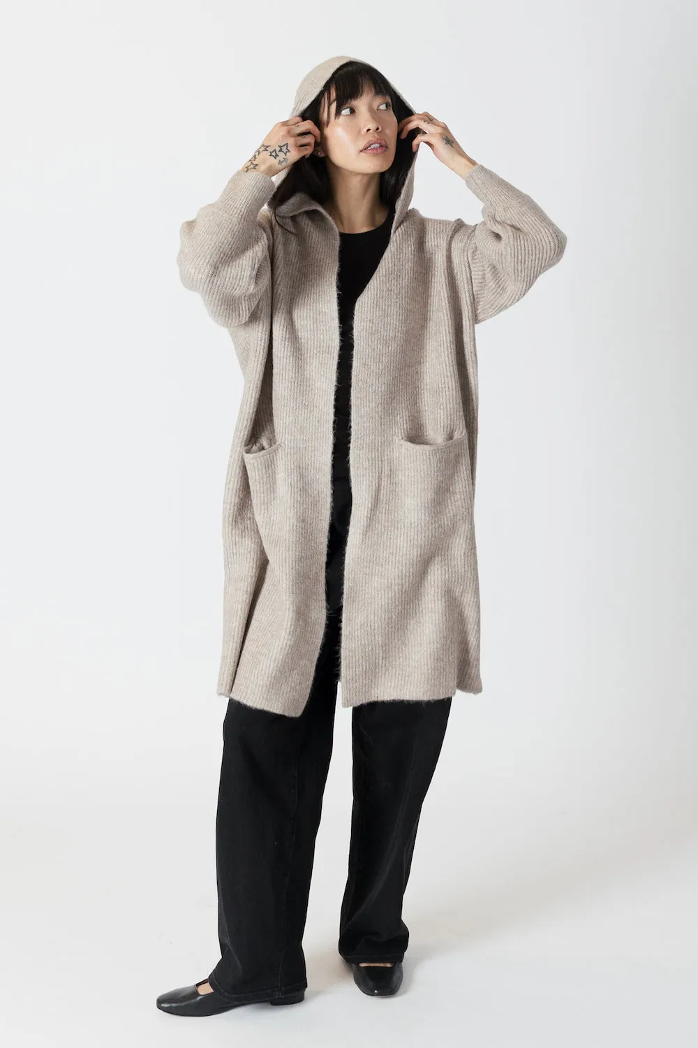 Lyla & Luxe Darla Hooded Jacket - Driftwood sold by Boutique with Grace product image thumbnail 2