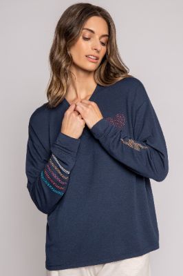 PJ Salvage Stoney State of Mind Lounge Set - Navy sold by Boutique with Grace