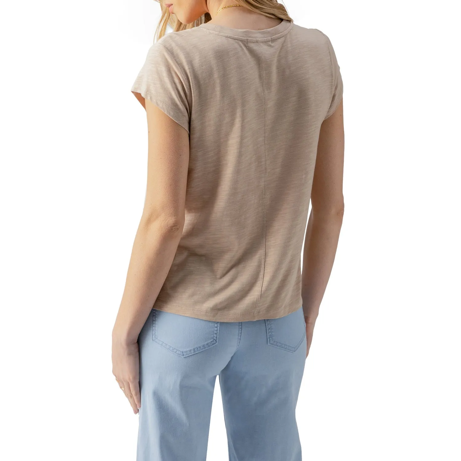 Sanctuary Under the Palms Tee - Sand sold by Boutique with Grace product image thumbnail 3