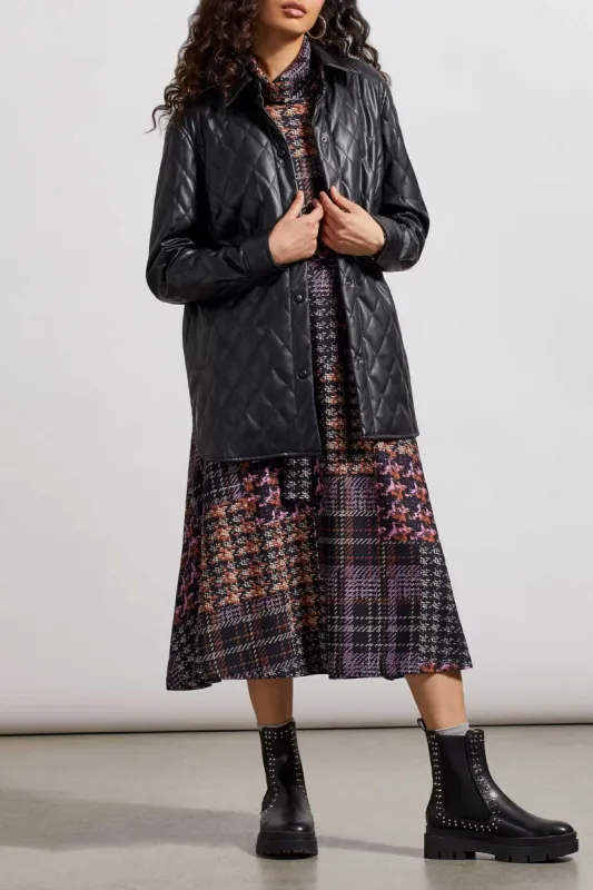 Tribal Quilted Snap Jacket - Black sold by Boutique with Grace