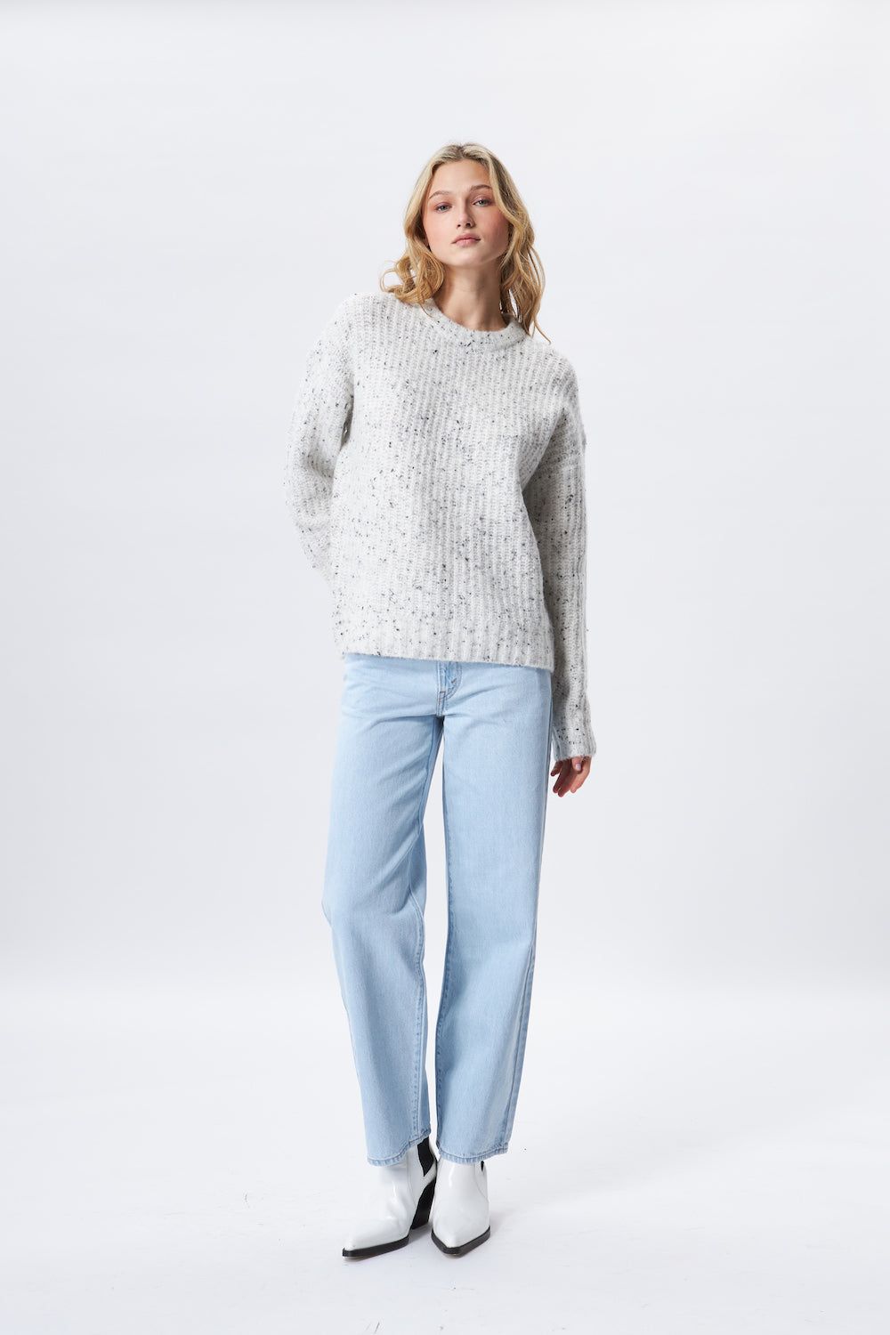 John & Jenn Louie Sweater - Snowfall sold by Boutique with Grace