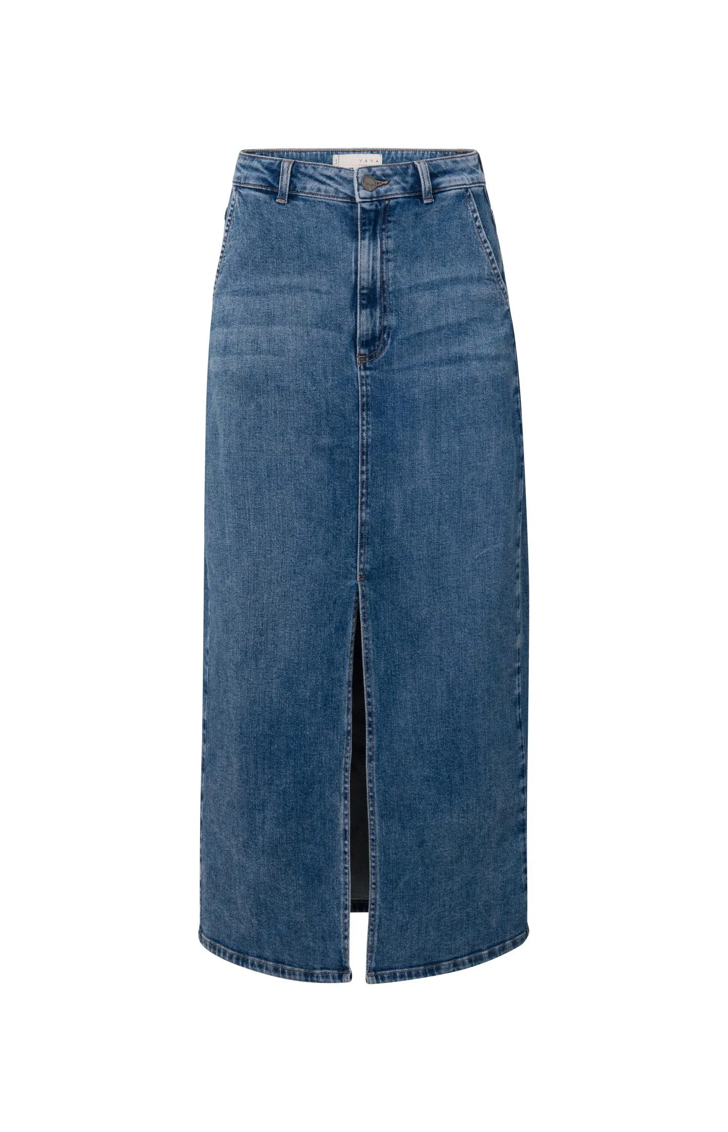 Yaya Denim Maxi Skirt - Blue Denim sold by Boutique with Grace product image thumbnail 2