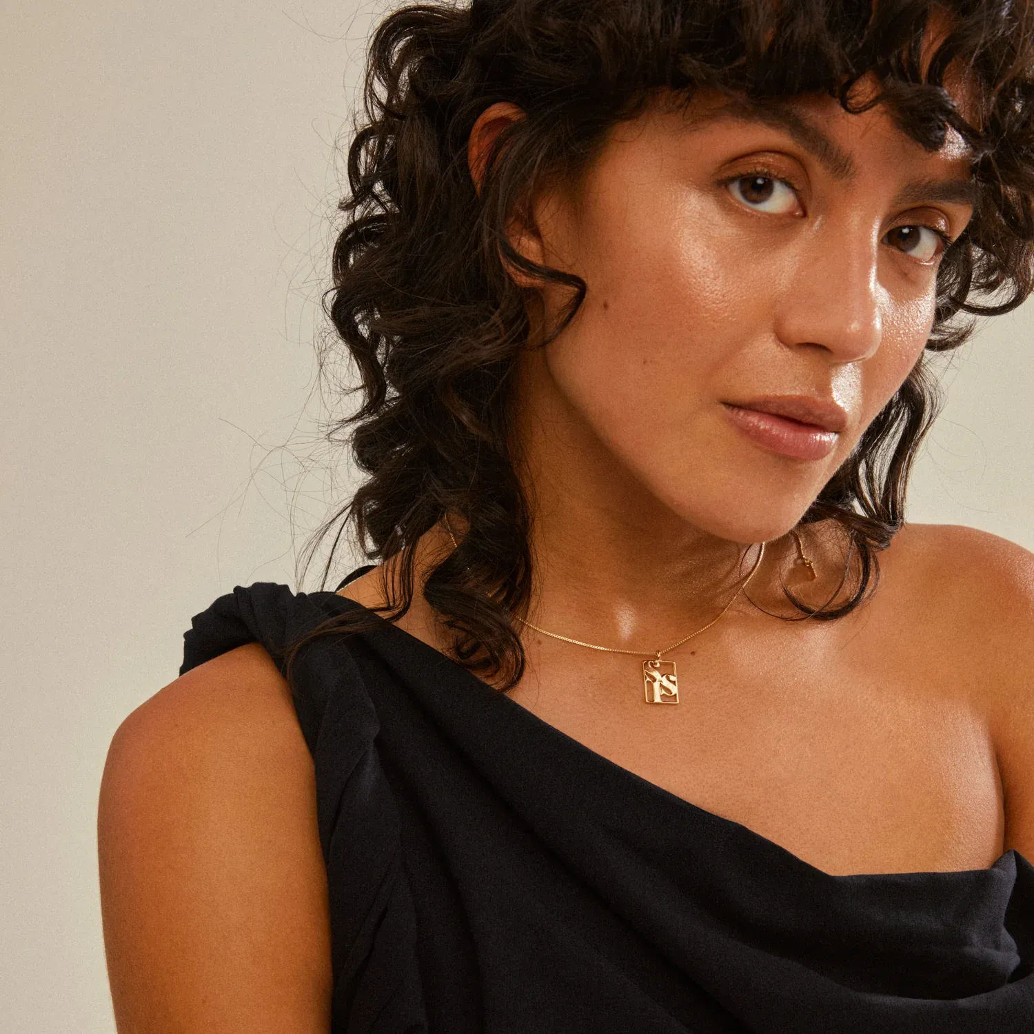 Pilgrim SIS Love Tag Necklace - Gold sold by Boutique with Grace