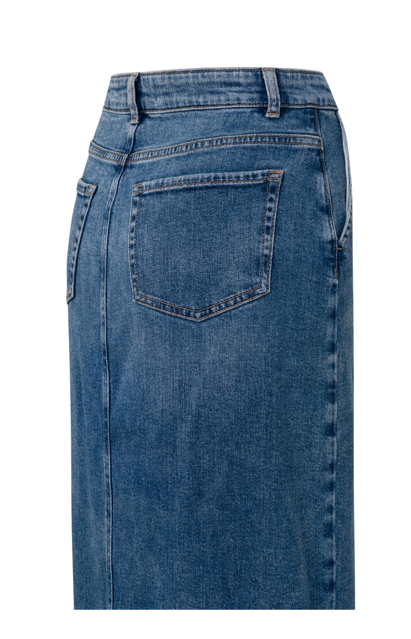 Yaya Denim Maxi Skirt - Blue Denim sold by Boutique with Grace product image thumbnail 4
