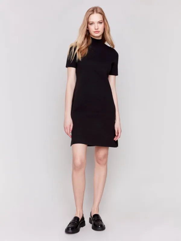 Charlie B Ella Knit Dress - Black sold by Boutique with Grace