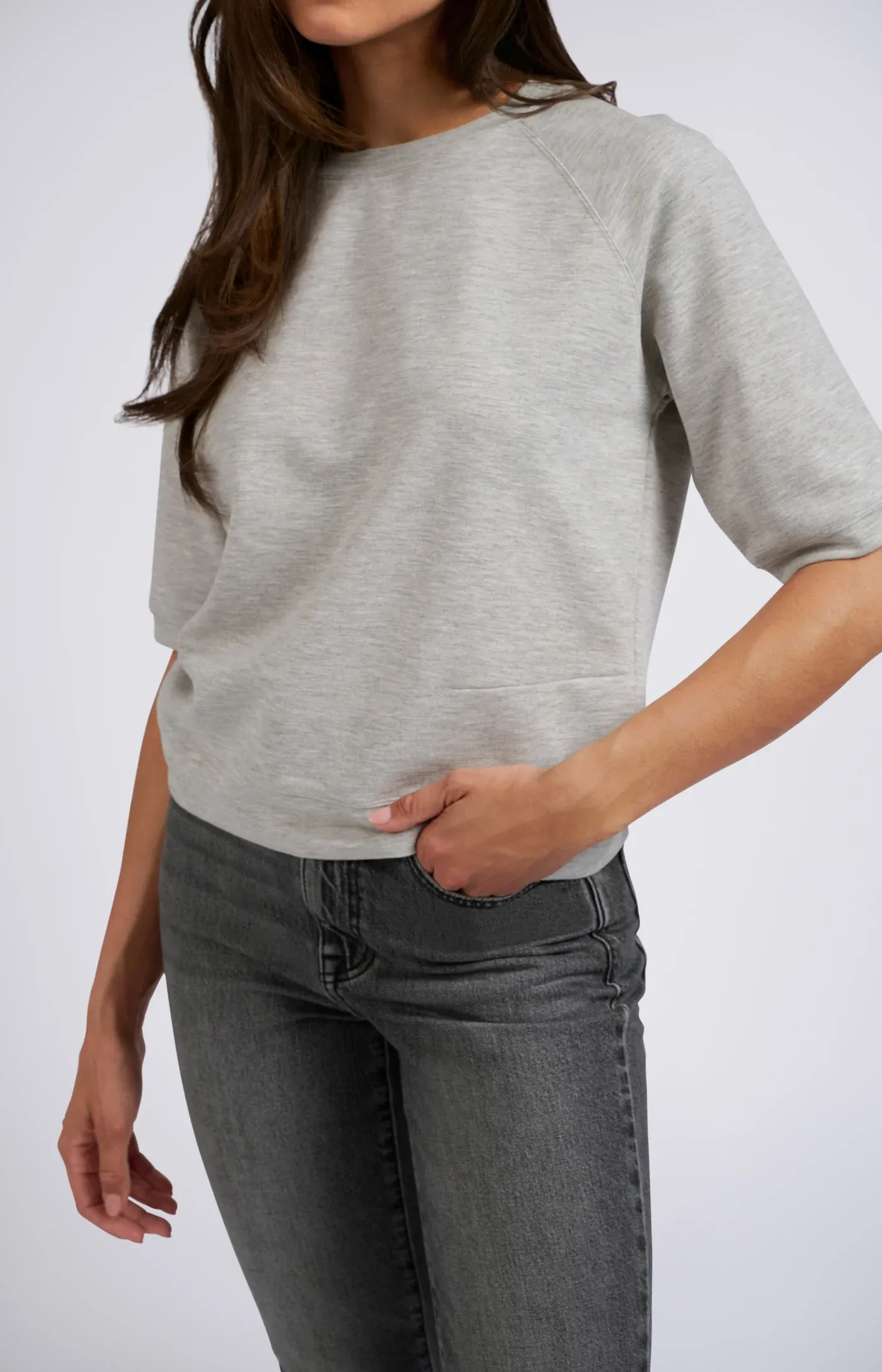 Yaya SS Sweater - Medium Grey sold by Boutique with Grace product image thumbnail 2