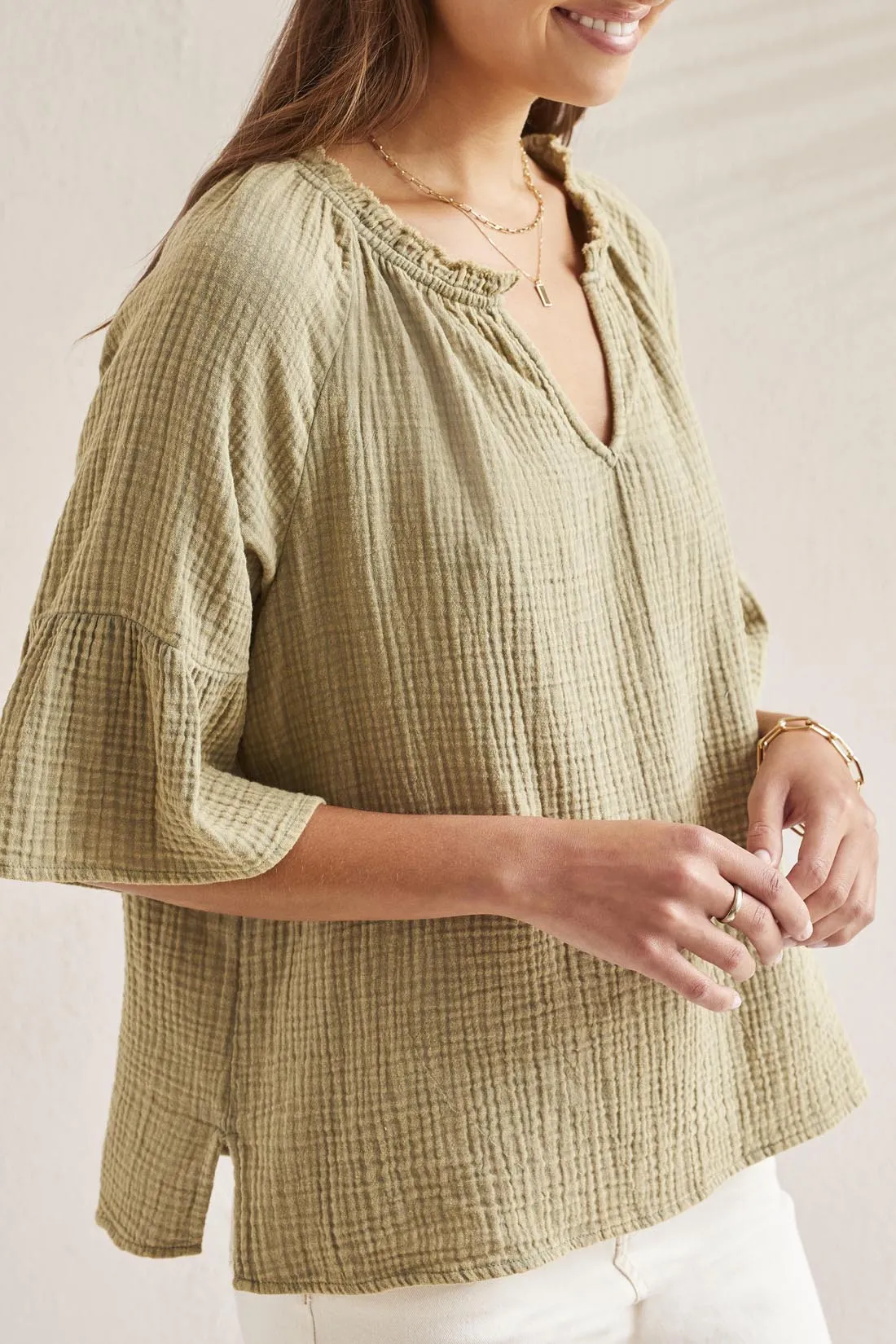 Tribal Kenzy Blouse - Cactus sold by Boutique with Grace product image thumbnail 3