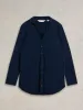 White Stuff Annie Longline Shirt - Navy sold by Boutique with Grace