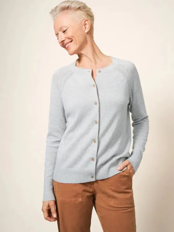 White Stuff Lulu Cardi - Grey Marl sold by Boutique with Grace