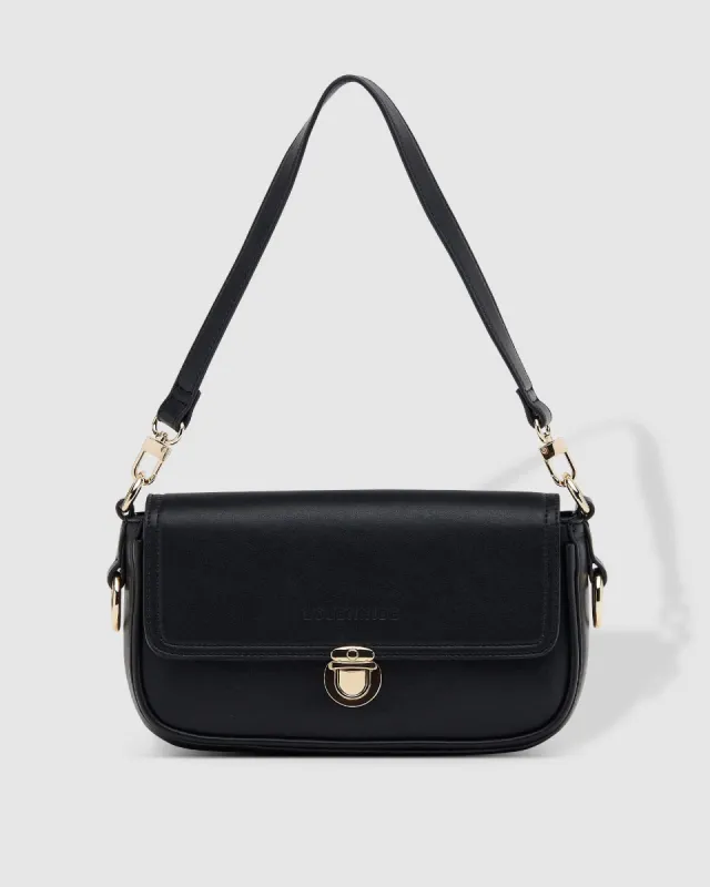 Louenhide Madeline Recycled Crossbody Bag - Black sold by Boutique with Grace