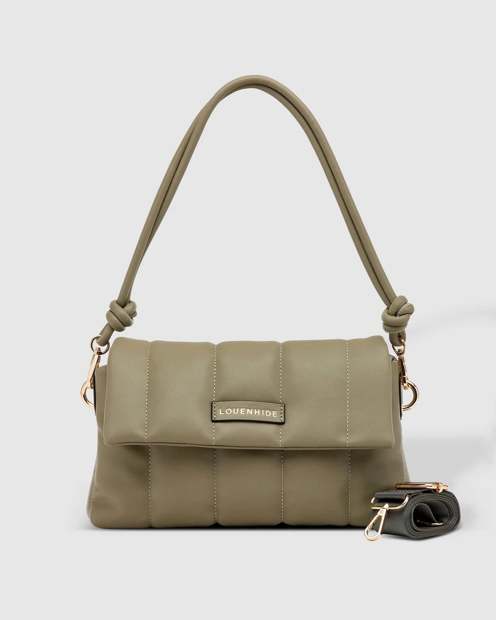 Louenhide Utah Shoulder Bag - Khaki sold by Boutique with Grace