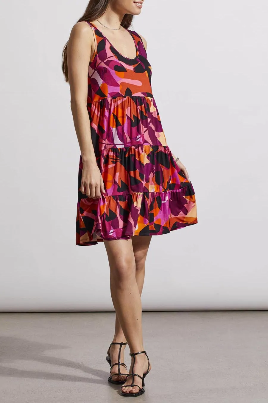 Tribal Tiered Knit Dress - Mauve Lush sold by Boutique with Grace product image thumbnail 2