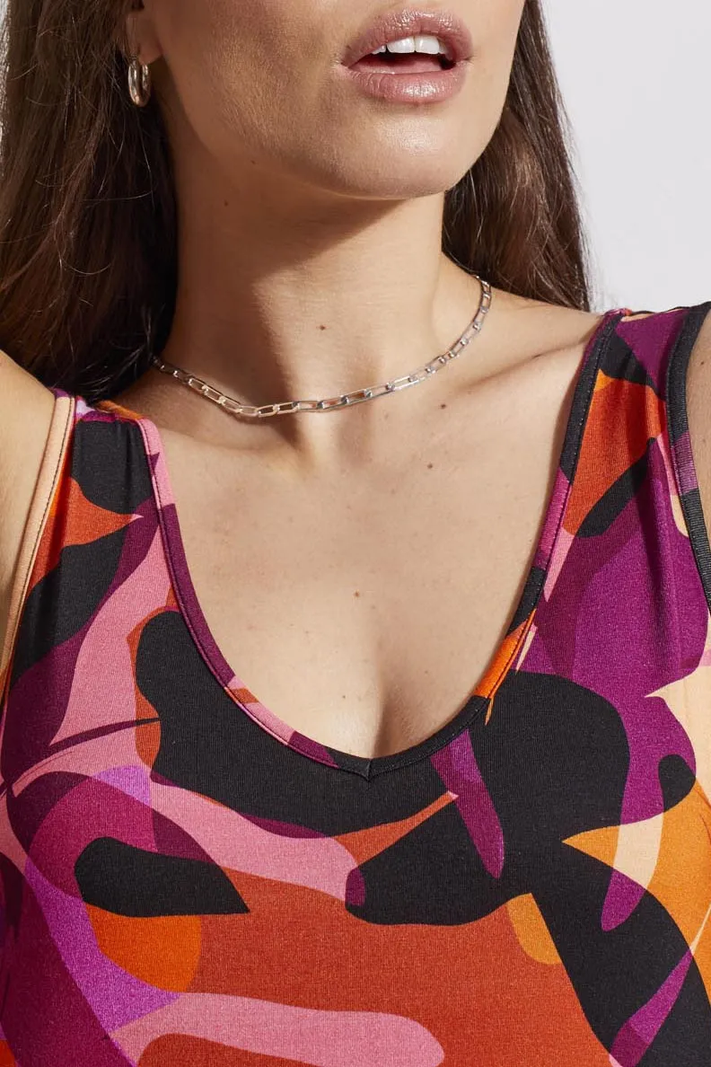 Tribal Tiered Knit Dress - Mauve Lush sold by Boutique with Grace product image thumbnail 4