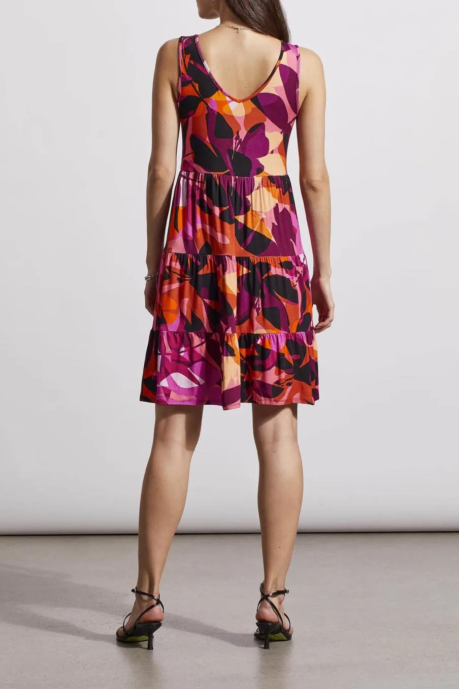 Tribal Tiered Knit Dress - Mauve Lush sold by Boutique with Grace product image thumbnail 3