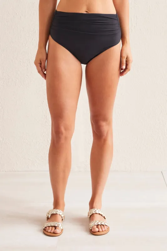 Tribal High Waisted Bikini Bottom - Black sold by Boutique with Grace