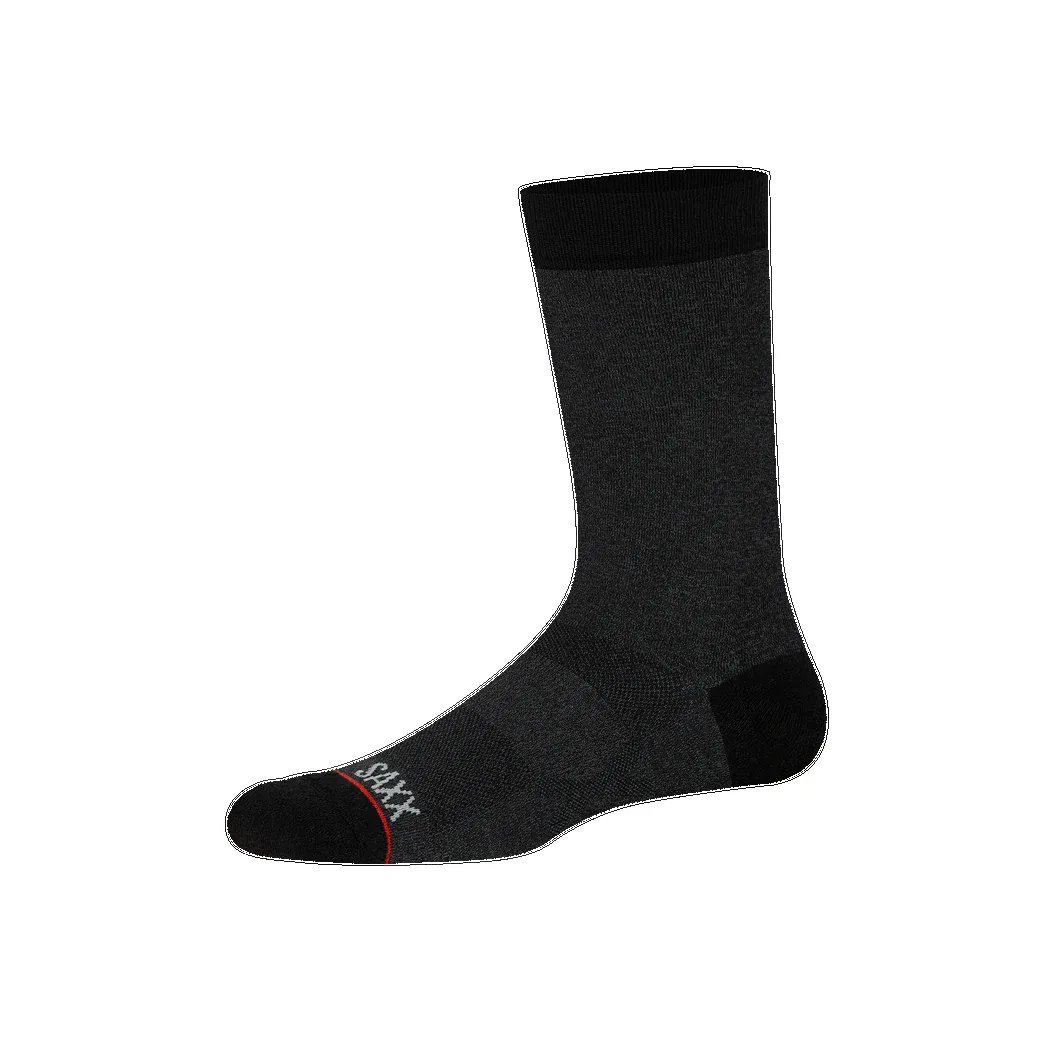 Saxx Whole Package Crew - Black Heather sold by Boutique with Grace