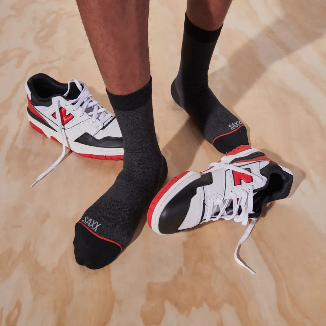 Saxx Whole Package Crew - Black Heather sold by Boutique with Grace product image thumbnail 3