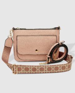 Louenhide Lizzie Crossbody Bag - Blush sold by Boutique with Grace