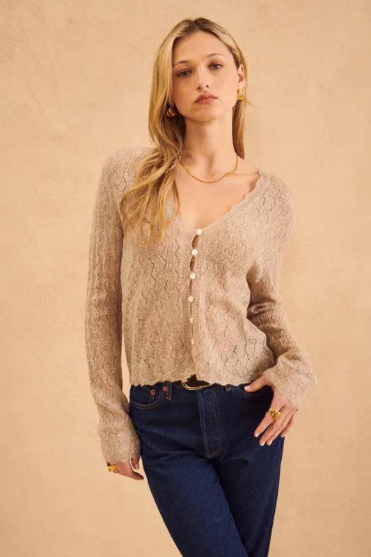 John & Jenn Marcel Cardi - Holiday Toffee sold by Boutique with Grace