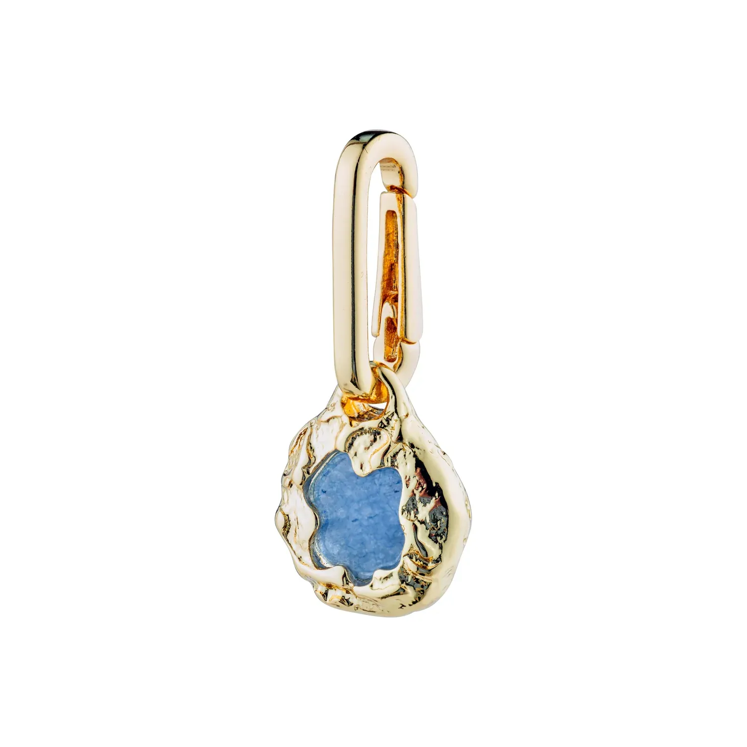 Pilgrim Charm Recycled Natural Pendant - Blue/Gold sold by Boutique with Grace