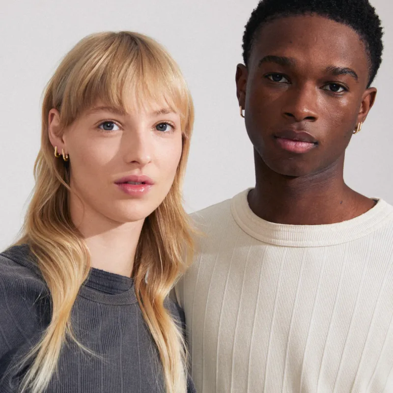 Pilgrim Stay 2 in 1 Earrings - Gold made by Pilgrim