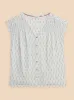 White Stuff Rae Organic Cotton Shirt - Ivory Multi sold by Boutique with Grace