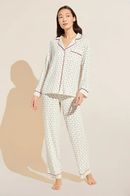 Eberjey Gisele Printed PJ Set - Triple Heart sold by Boutique with Grace
