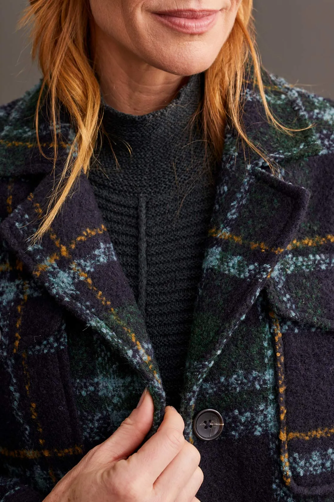 Tribal Emme Notch Collar Jacket - Alpine Green sold by Boutique with Grace product image thumbnail 4