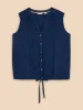 White Stuff Tulip Jersey Tank - French Navy sold by Boutique with Grace