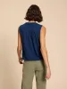 White Stuff Tulip Jersey Tank - French Navy sold by Boutique with Grace