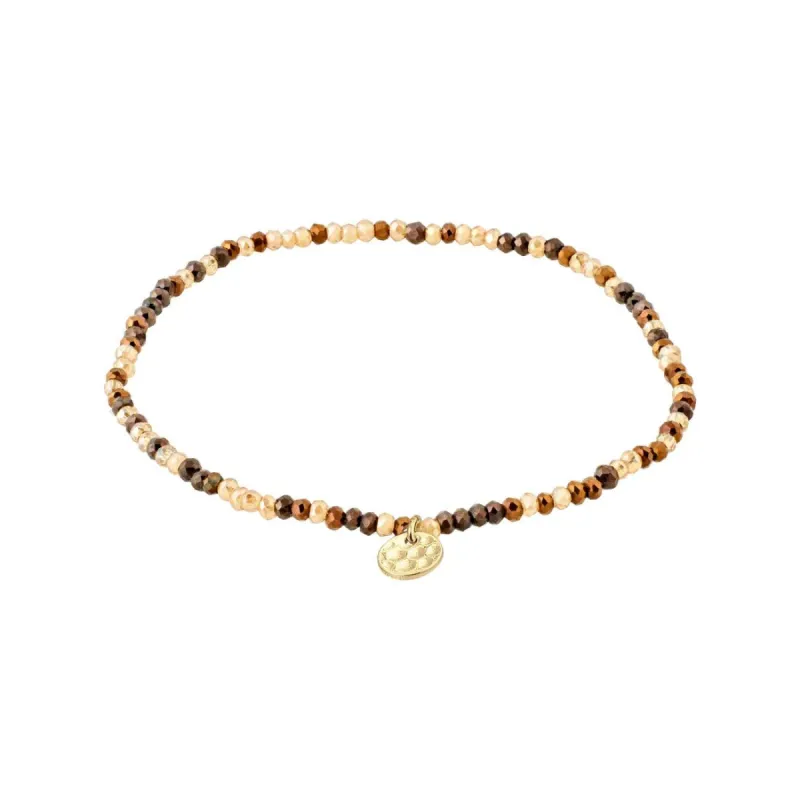 Pilgrim Indie Bracelet - Brown sold by Boutique with Grace