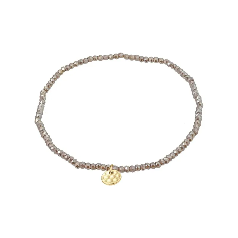 Pilgrim Indie Bracelet - Grey sold by Boutique with Grace