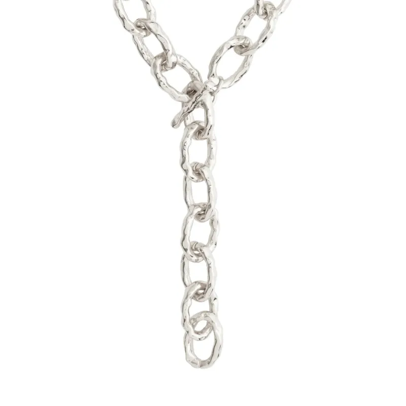 Pilgrim Reflect Cable Chain Necklace - Silver sold by Boutique with Grace