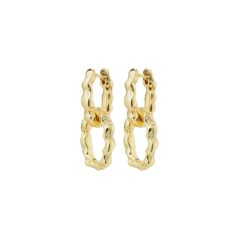 Pilgrim Reflect Earrings - Gold sold by Boutique with Grace