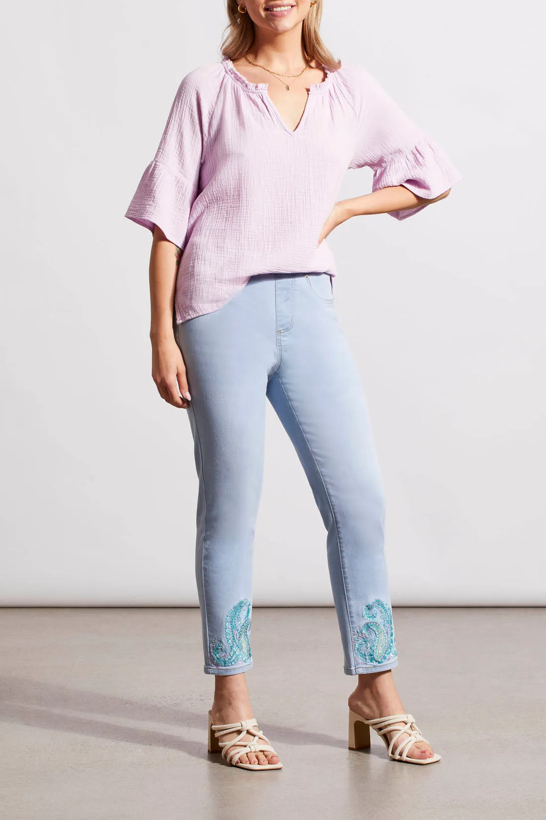 Tribal Kenzy Blouse - Iris sold by Boutique with Grace product image thumbnail 2