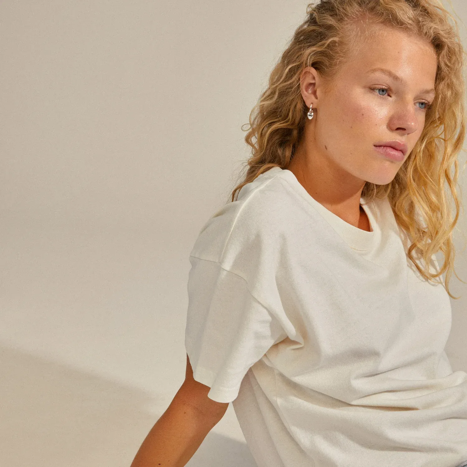 Pilgrim Sophia Recycled Heart Hoops - Silver sold by Boutique with Grace