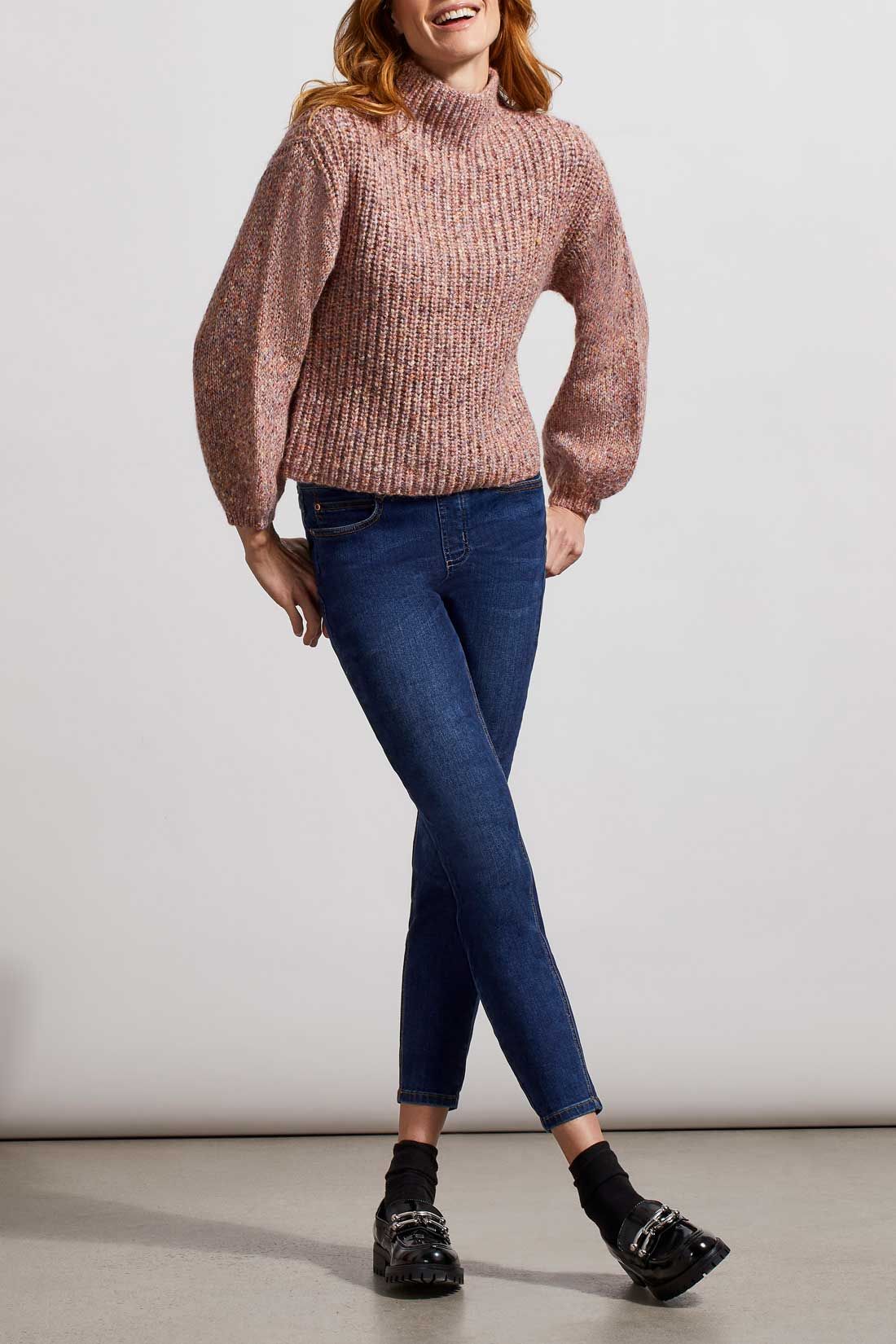 Tribal Sophie Funnel Neck Sweater - Rose Blush sold by Boutique with Grace